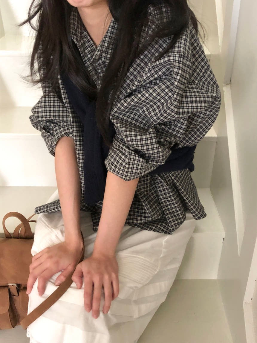 Minimalist Plaid Shirt