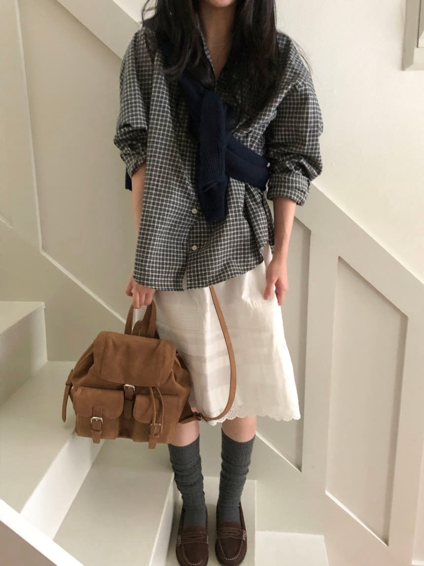 Minimalist Plaid Shirt