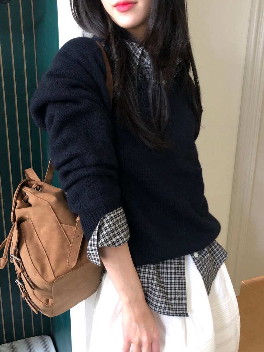 Minimalist Plaid Shirt