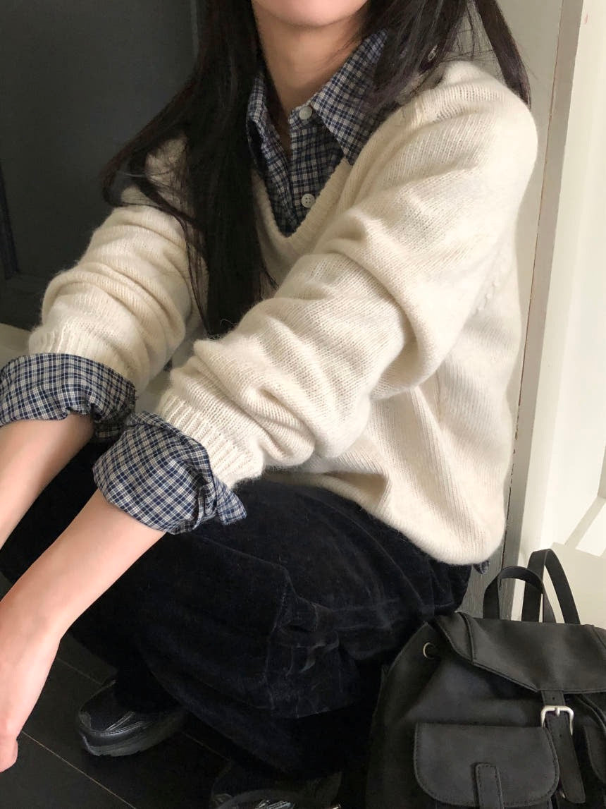 Minimalist Plaid Shirt